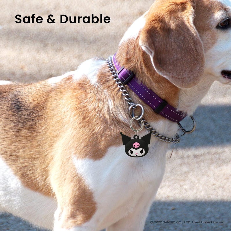 iFace Sanrio Friends Special Edition Silicone Protective Cover [ Compatible with Apple AirTag ][Cute Character Case] [Carabiner Keychain Clip Included] - Kuromi - Image 5